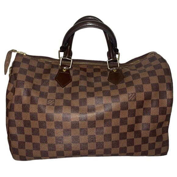 Louis Vuitton 35 speedy damier ebony handbag - Picture 1 of 17